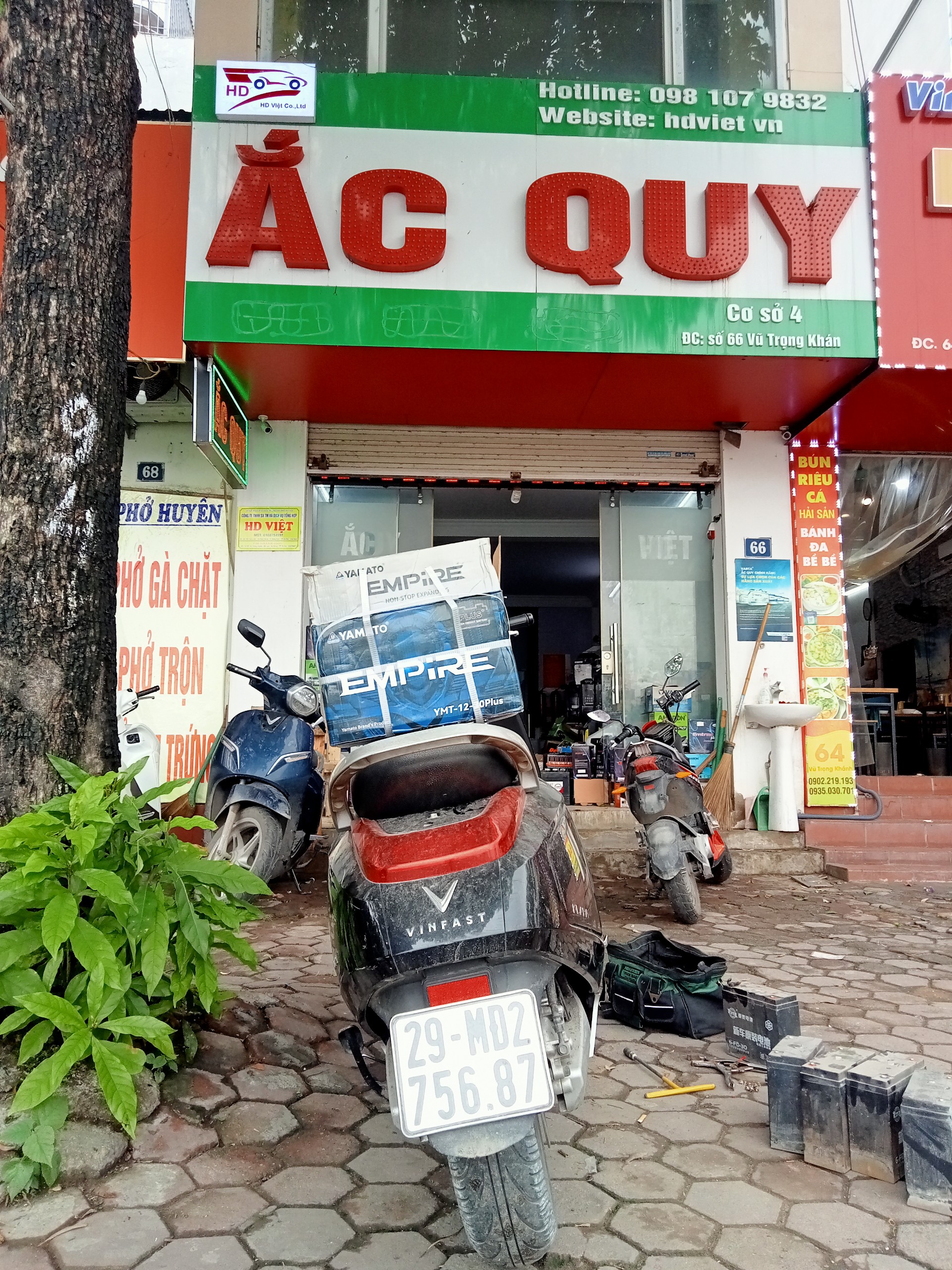 HD Việt thay bình ắc quy xe đạp điện tận nơi tại Thanh Xuân