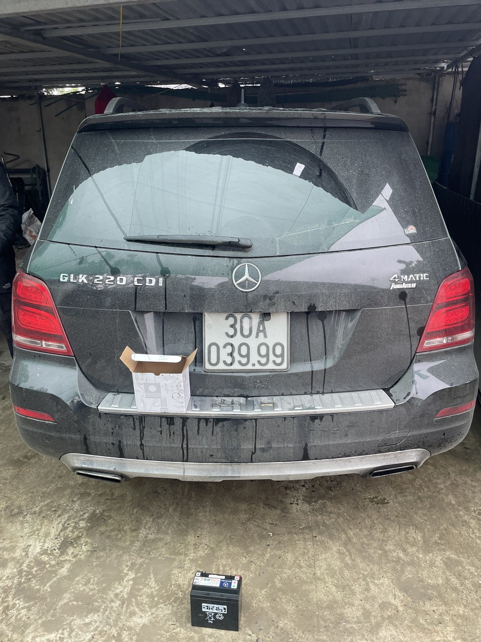Ảnh thực tế Ắc quy phụ cho Mercedes tại HD Việt