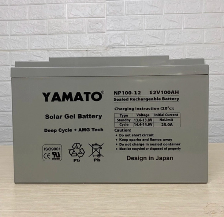 Ắc quy viễn thông Yamato Gel 12V - 100Ah NP100-12