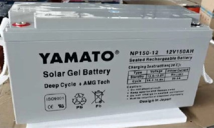 Ắc quy viễn thông Yamato Gel 12V - 150Ah NP150-12