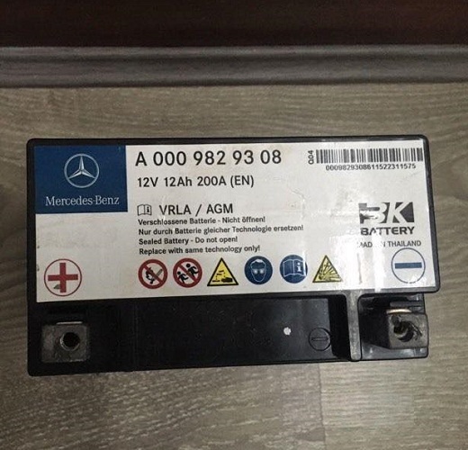 Ắc quy phụ ( ắc quy ECO ) xe Mercedes - Benz