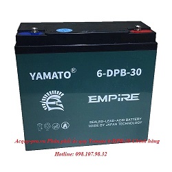 Ắc quy xe máy điện Yamato Empire 6-DPB-30 ( 12V - 30Ah)