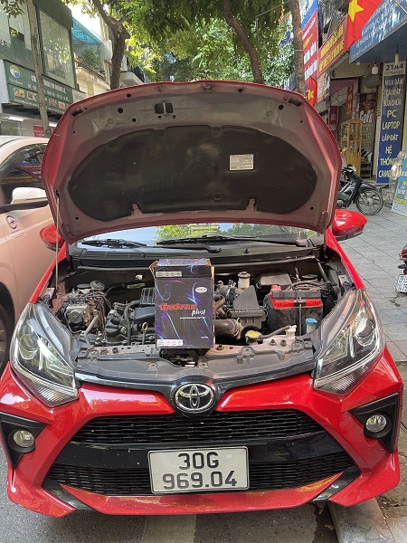 ắc quy xe Toyota Wigo