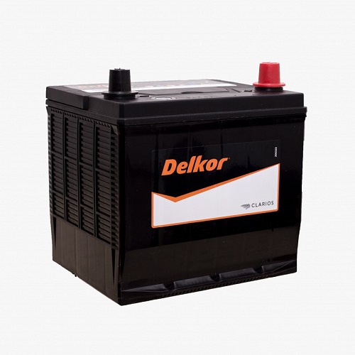 Ắc quy Delkor 55D23L 60Ah cho xe Toyota Fortuner máy xăng 2015-
