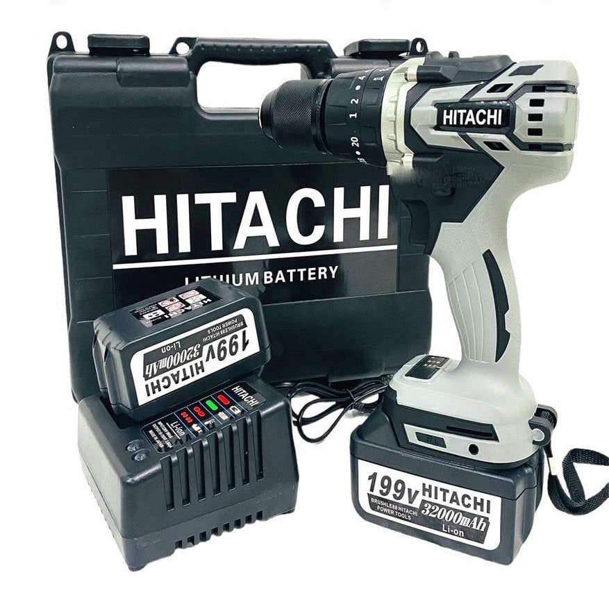 máy khoan pin Hitachi 199v