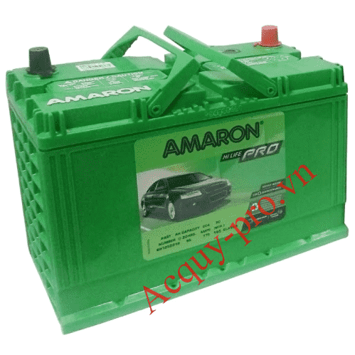 ắc quy Amaron 115D31L (12V-90Ah) cho xe Hyundai Santafe máy dầu đời cũ