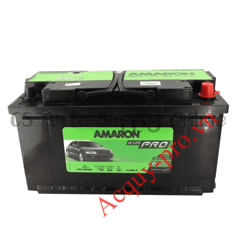 Thay ắc quy Amaron DIn80 80ah cho xe Volvo S90