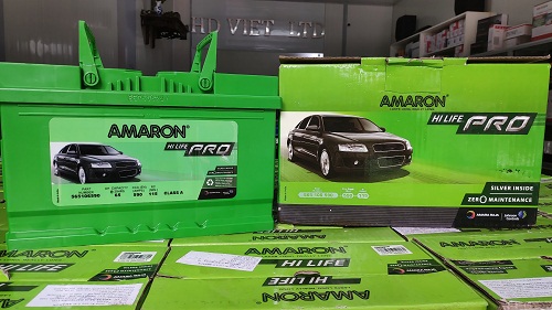 Ắc quy Amaron Din65 (12V-65Ah) cho Ford Fiesta 2015