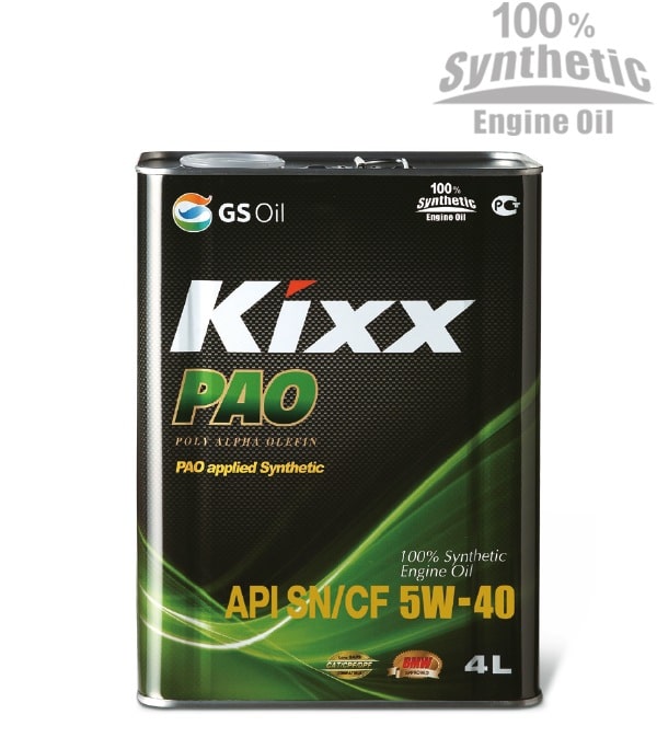 Dầu Kixx PAO 5W-40 API SN/CF