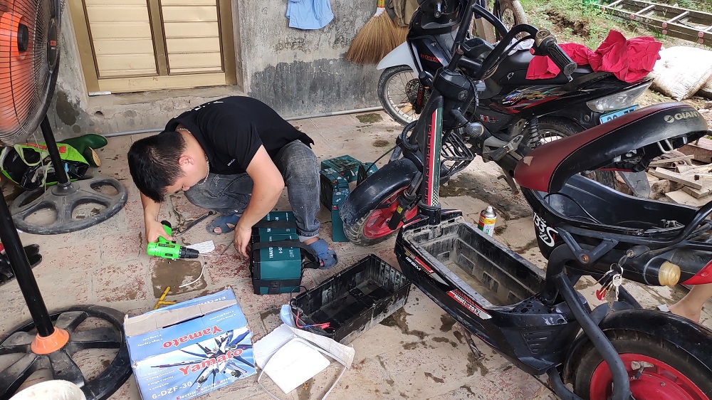 Thay bình ắc quy xe đạp điện tại Sóc Sơn