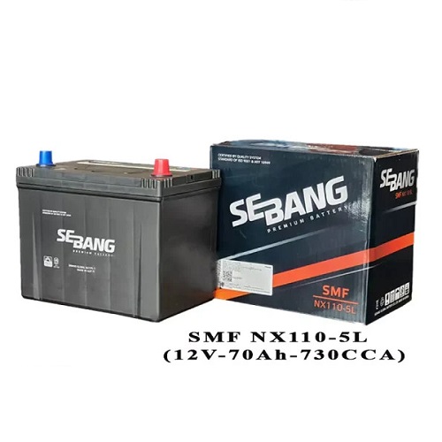 ẮC QUY SEBANG SMF NX110-5L (12V-70AH)