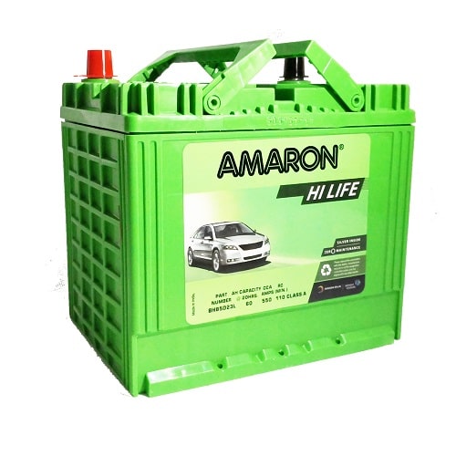 Ắc quy Amaron 85D23L 60ah cho xe Ford Escape động cơ 2.3L