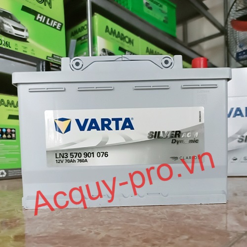 Ắc quy Varta AGM LN3 (12V-70Ah-760Ah) cho xe Ford F150